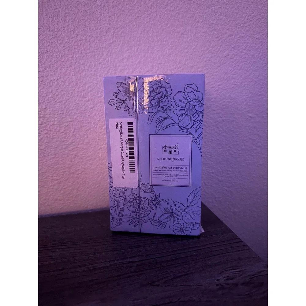 Soothing House Handcrafted Hair & Body Oil Warm‎ Vanilla Bean 4oz Jojoba Coconut